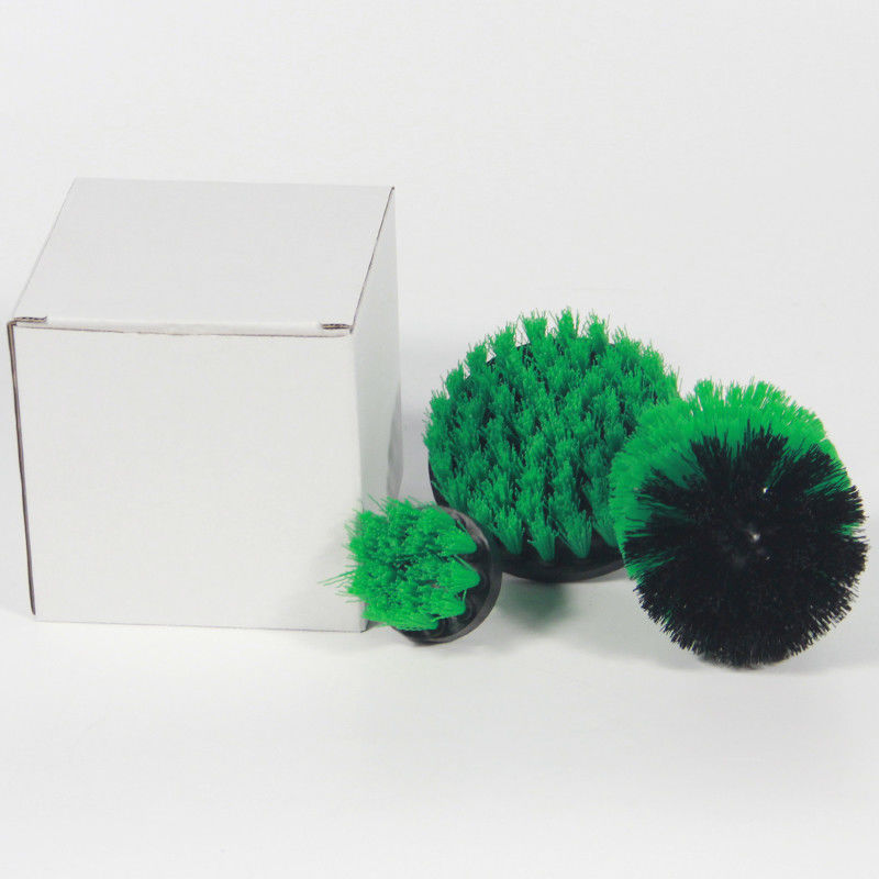 buy 125mm SGS Nylon Green Drill Brush Scrub Pads Power Scrubber Cleaning Kit online manufacturer
