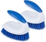 2 Pack Stiff Bristle Grout Scrubber Brush For Cleaning Shower 0.3mm Filament